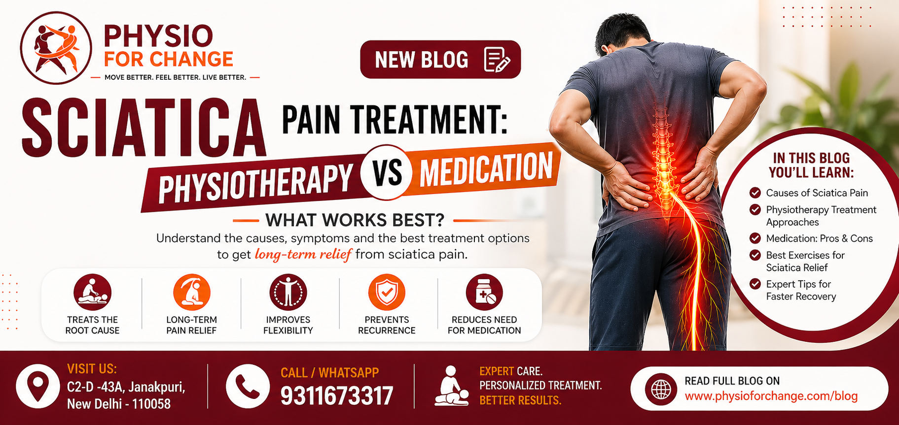 Sciatica Pain Treatment: Physiotherapy vs Medication
